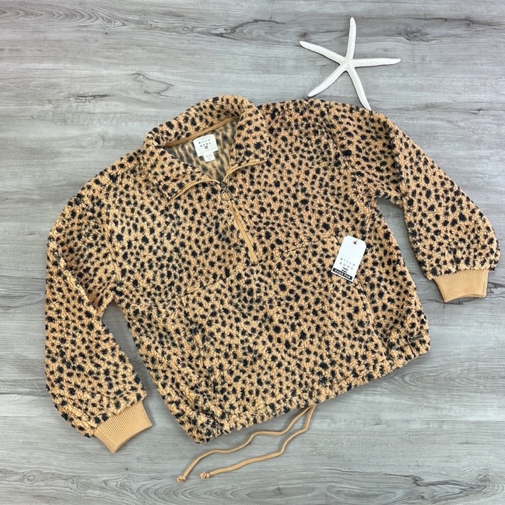 🔆BILLABONG 🔆 TIME OFF FLEECE JACKET SWEATER - Picture 2 of 15